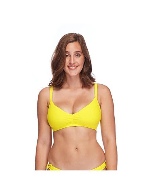 Body Glove Women's Smoothies Drew Solid D, DD, E, F Cup Bikini Top Swimsuit