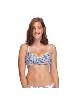 Women's Drew D, DD, E, F Cup Bikini Top Swimsuit with Adjustable Tie Back