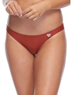 Women's Smoothies Basic Solid Fuller Coverage Bikini Bottom Swimsuit