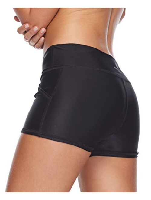 Body Glove Women's Standard Rider Elastic Waist Hybrid Swim Short