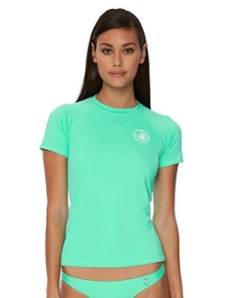 Women's Smoothies In Motion Solid Short Sleeve Rashguard