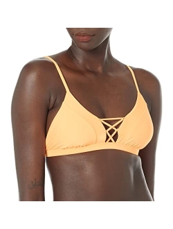 Women's Smoothies Phoebe Solid Fixed Triangle Bikini Top Swimsuit