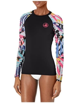 Women's Standard Sleek Long Sleeve Rashguard with UPF 50