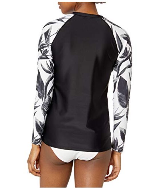 Body Glove Women's Standard Sleek Long Sleeve Rashguard with UPF 50+