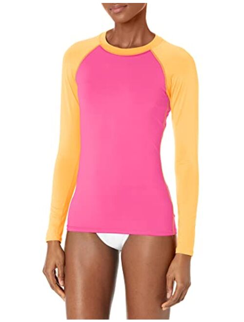 Body Glove Women's Standard Sleek Long Sleeve Rashguard with UPF 50+