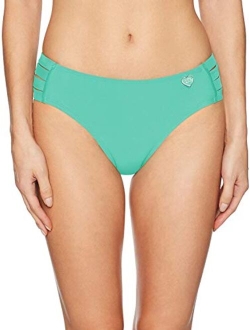 Women's Smoothies Nuevo Contempo Solid Full Coverage Bikini Bottom Swimsuit