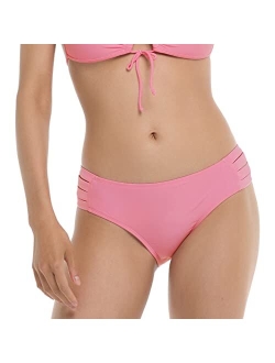 Women's Smoothies Nuevo Contempo Solid Full Coverage Bikini Bottom Swimsuit