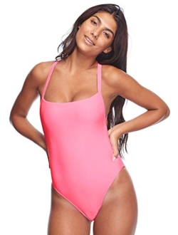 Women's Standard Smoothies Electra One Piece Swimsuit with Strappy Back Detail