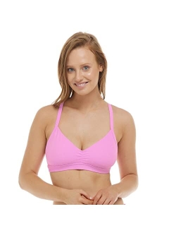 Women's Drew D, Dd, E, F Cup Bikini Top Swimsuit with Adjustable Tie Back