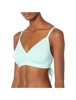 Women's Drew D, Dd, E, F Cup Bikini Top Swimsuit with Adjustable Tie Back