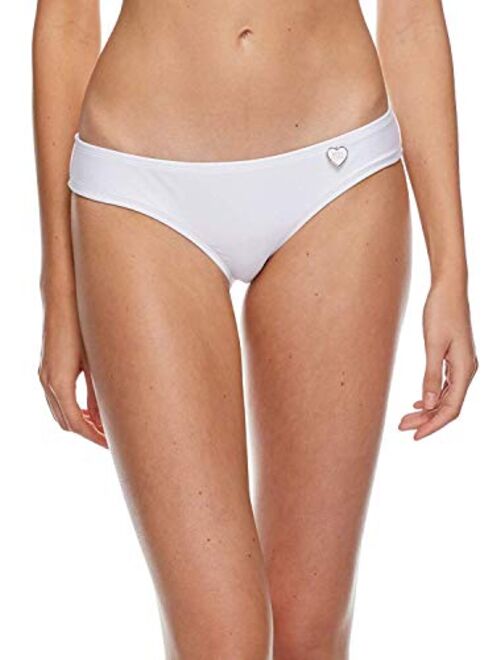 Body Glove Women's Smoothies Eclipse Solid Surf Rider Bikini Bottom Swimsuit