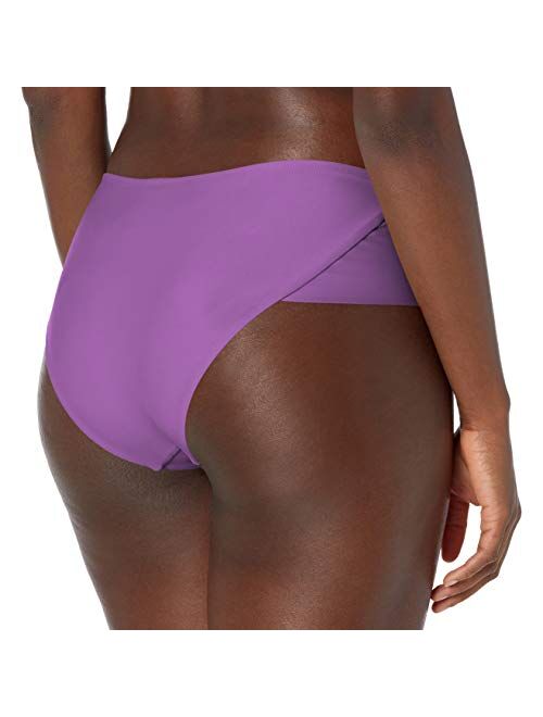 Body Glove Women's Standard Smoothies Coco High Waisted Solid Bikini Bottom Swimsuit