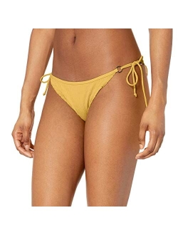 Women's Standard Brasilia Tie Side Cheeky Bikini Bottom Swimsuit