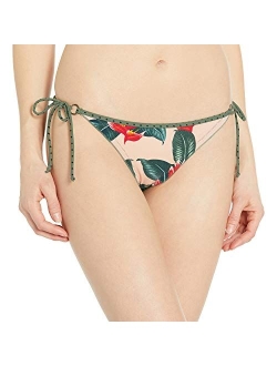 Women's Standard Brasilia Tie Side Cheeky Bikini Bottom Swimsuit