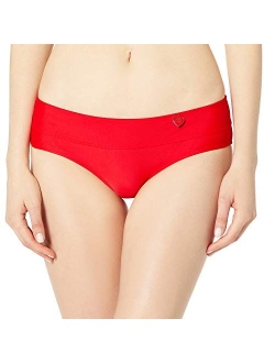 Women's Standard Smoothies Hazel Solid Mid Coverage Bikini Bottom Swimsuit