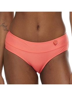 Women's Standard Smoothies Hazel Solid Mid Coverage Bikini Bottom Swimsuit