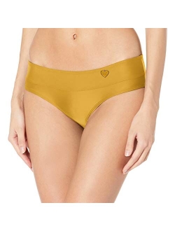 Women's Standard Smoothies Hazel Solid Mid Coverage Bikini Bottom Swimsuit