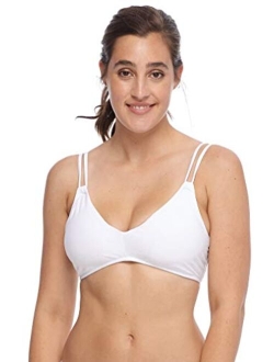 Women's Standard Smoothies Pezie Solid Underwire D, Dd Cup Bikini Top Swimsuit