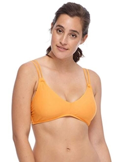 Women's Standard Smoothies Pezie Solid Underwire D, Dd Cup Bikini Top Swimsuit