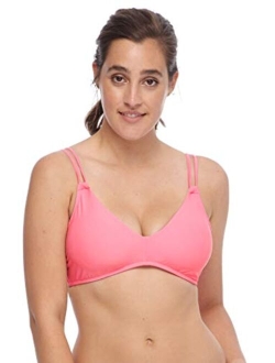 Women's Standard Smoothies Pezie Solid Underwire D, Dd Cup Bikini Top Swimsuit