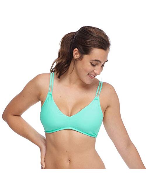 Body Glove Women's Standard Smoothies Pezie Solid Underwire D, Dd Cup Bikini Top Swimsuit