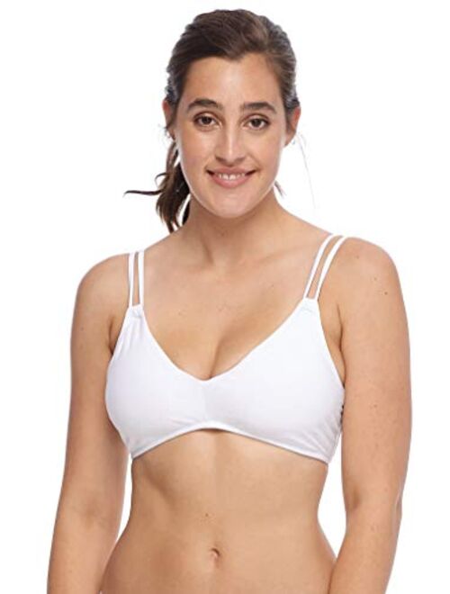 Body Glove Women's Standard Smoothies Pezie Solid Underwire D, Dd Cup Bikini Top Swimsuit