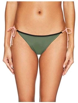 Women's Standard Brasilia Tie Side Cheeky Bikini Bottom Swimsuit