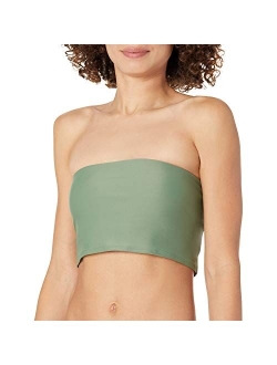 Women's Standard Smoothies Sunrise Solid Bandeau Style Bikini Top Swimsuit