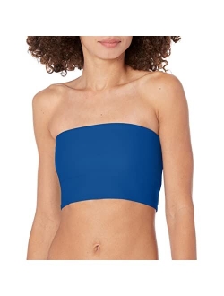 Women's Standard Smoothies Sunrise Solid Bandeau Style Bikini Top Swimsuit