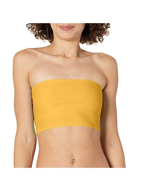 Body Glove Women's Standard Smoothies Sunrise Solid Bandeau Style Bikini Top Swimsuit