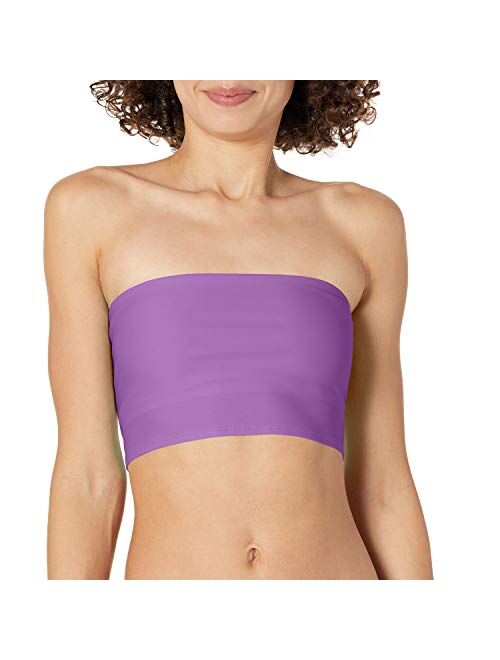 Body Glove Women's Standard Smoothies Sunrise Solid Bandeau Style Bikini Top Swimsuit