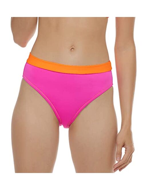 Body Glove Women's Standard Marlee High Waist Bikini Bottom Swimsuit