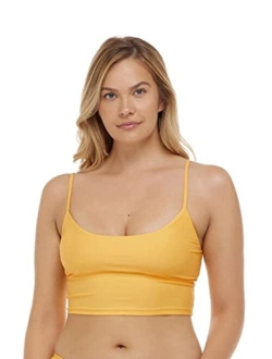 Women's Standard Smoothies Norah Solid Crop Bikini Top Swimsuit