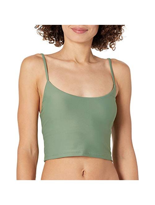 Body Glove Women's Standard Smoothies Norah Solid Crop Bikini Top Swimsuit