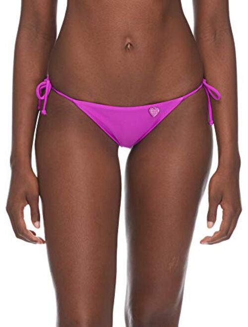 Body Glove Women's Standard Smoothies Iris Solid Tie Side Bikini Bottom Swimsuit