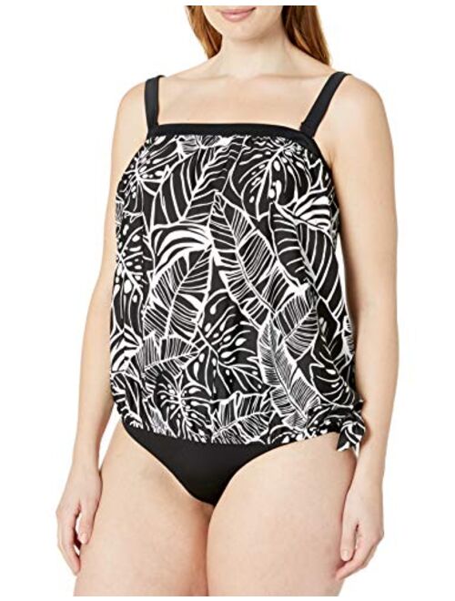 Maxine Of Hollywood Women's Standard Bandeau Tankini Swimsuit Top