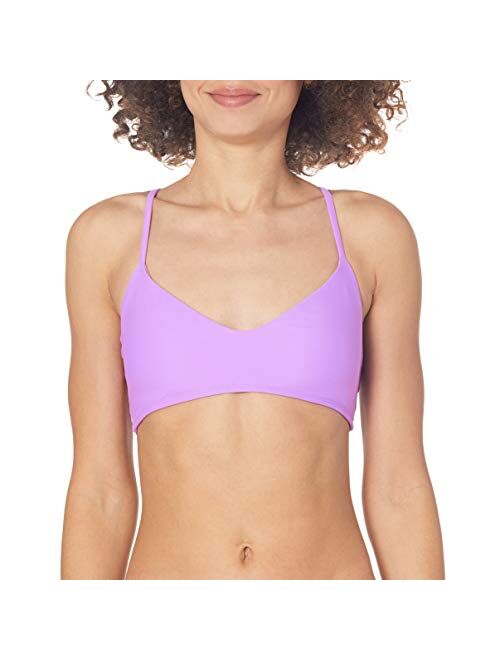 Body Glove Women's Smoothies Alani Solid Strappy Back Halter Bikini Top Swimsuit