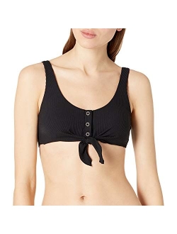 Women's Kate Crop Bikini Top Swimsuit with Front Tie