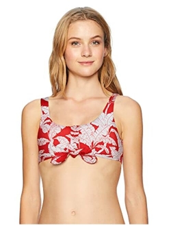 Women's Kate Crop Bikini Top Swimsuit with Front Tie