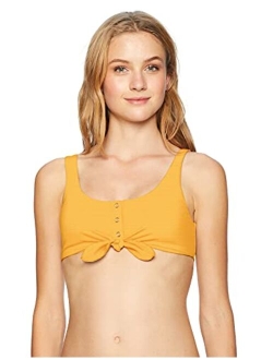 Women's Kate Crop Bikini Top Swimsuit with Front Tie