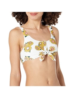 Women's Kate Crop Bikini Top Swimsuit with Front Tie