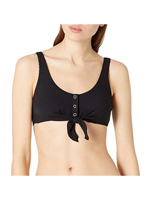 Body Glove Women's Kate Crop Bikini Top Swimsuit with Front Tie