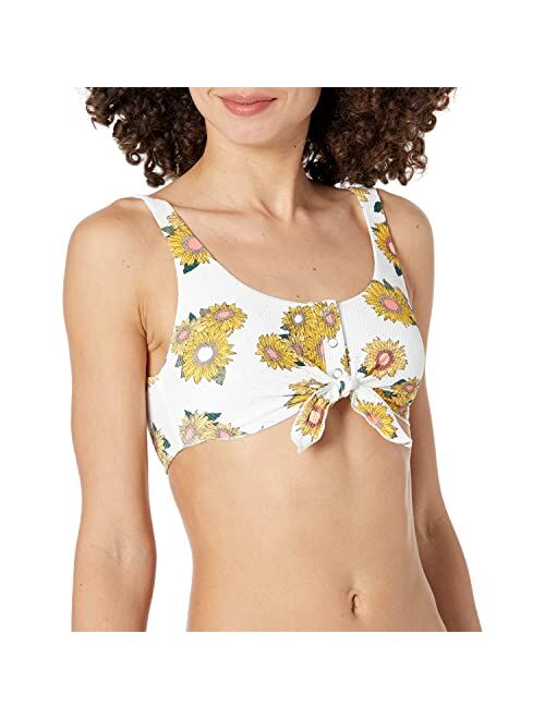 Body Glove Women's Kate Crop Bikini Top Swimsuit with Front Tie