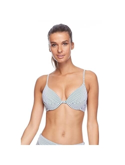 Women's Greta Molded Cup Push Up Underwire Bikini Top Swimsuit