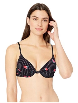 Women's Greta Molded Cup Push Up Underwire Bikini Top Swimsuit