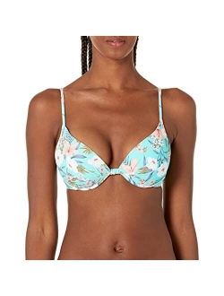 Women's Greta Molded Cup Push Up Underwire Bikini Top Swimsuit