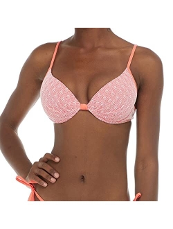 Women's Greta Molded Cup Push Up Underwire Bikini Top Swimsuit