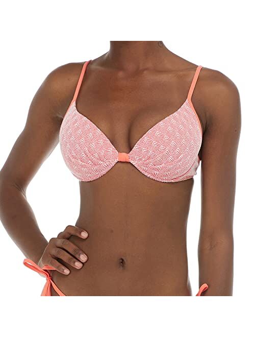 Body Glove Women's Greta Molded Cup Push Up Underwire Bikini Top Swimsuit