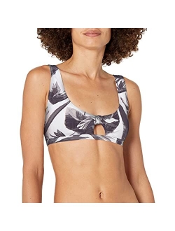 Women's May Bikini Top Swimsuit with Peekaboo Front Bow Detail