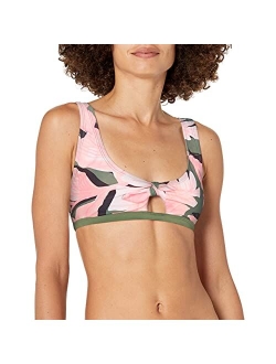 Women's May Bikini Top Swimsuit with Peekaboo Front Bow Detail